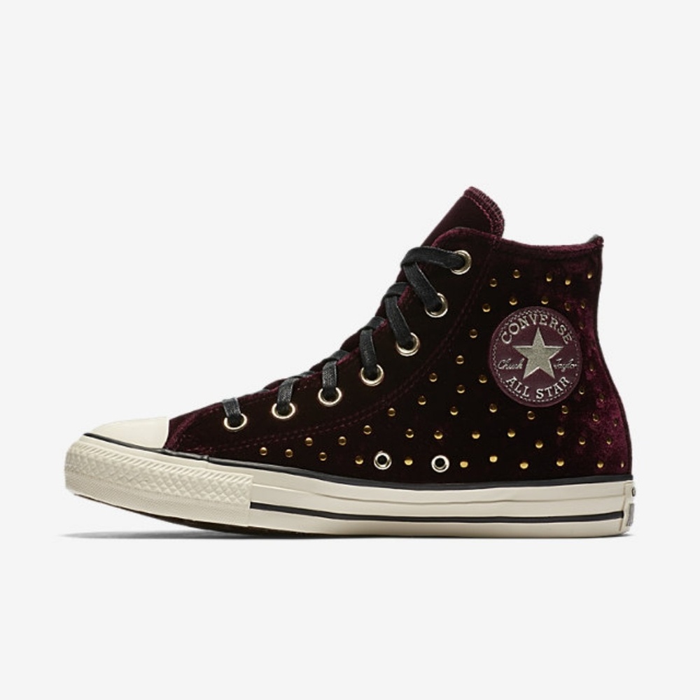 New! Converse chuck taylor velvet high top